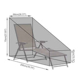 Outdoor Chaise Lounge Cover, Waterproof Patio Chaise Lounge Covers, Heavy Duty Patio Lounge Chair Cover, Patio Lounge Chair Cover（200*70*40/68cm） In Australia - Darrahopens