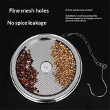 Stainless Steel Spice Infuser Basket with Chain Hook, Extra Fine Mesh Soup Strainer for Cooking, Seasoning, and Brewing Tea,（8*9cm） In Australia - Darrahopens