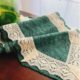 Table Runners,Table Runner, Lace Hollow , TV Cabinet, Shoe Cabinet, Cover and Dining Table, Suitable for Country Table Decoration(30*100cm) In Australia - Darrahopens