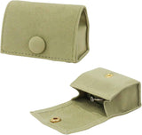 2pcs Compact Ring Box with Plush Interior and Exterior - Keep Your Rings Safe and Stylish On-The-Go. Ideal Gift for Women, Wife, Mom, Daughter, and Friends(Green) In Australia - Darrahopens