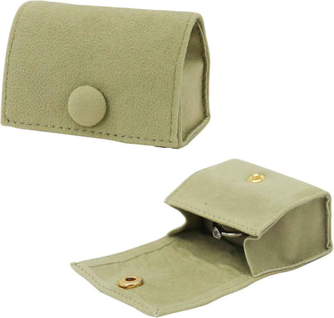 2pcs Compact Ring Box with Plush Interior and Exterior - Keep Your Rings Safe and Stylish On-The-Go. Ideal Gift for Women, Wife, Mom, Daughter, and Friends(Green) In Australia - Darrahopens