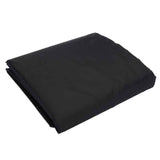 Terrace tablecloth balcony rectangular black waterproof outdoor dinner protector dustproof tablecloth furniture cover（242*162*100cm） In Australia - Darrahopens
