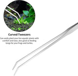 4pcs  Aquarium Tweezers Scissors Spatula, Stainless Steel Aquatic Plants Aquascaping Tools Set for Fish Starter Kits, Aquariums Tank and Terrarium In Australia - Darrahopens