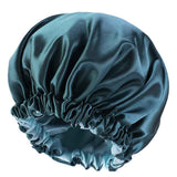 Bonnet Satin Bonnet for Sleeping , Adjustable Double Layer Hair Bonnet for Curly Braids Reduce Frizz,Double Layers Peacock Blue In Australia - Darrahopens