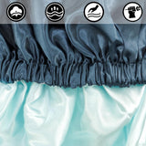 Bonnet Satin Bonnet for Sleeping , Adjustable Double Layer Hair Bonnet for Curly Braids Reduce Frizz,Double Layers Peacock Blue In Australia - Darrahopens