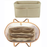 Purse Organizer Insert,  Wallet storage bag inserted into handbag storage bag, （beige22*11*13cm） In Australia - Darrahopens