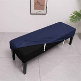 Dining Room Bench Covers - Stretch polyester Upholstered Seat Cushion Slipcovers for Kitchen Bench Seat Protector (Navy) In Australia - Darrahopens