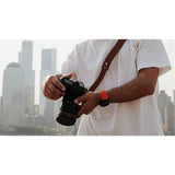 Leather camera shoulder strap, convenient universal digital device adjustment, adjustable back safety belt rope（Brown Third Generation） In Australia - Darrahopens