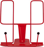 File Sorters Portable Book Holder Adjustable Reading Rest Recipe Cookbook Stand Cell Phone Stand for Cookbook Textbook Tablet Holder ( Red) In Australia - Darrahopens