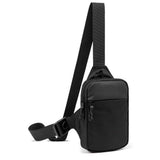 Mini Sling Bag for Men Women, Small Crossbody Casual Utility Chest Phone Bag for Travel Workout（Black） In Australia - Darrahopens