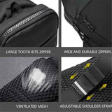 Mini Sling Bag for Men Women, Small Crossbody Casual Utility Chest Phone Bag for Travel Workout（Black） In Australia - Darrahopens