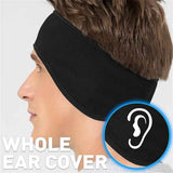 Winter Headband Ear Muffs Ear Covers for Cold Weather Running Cycling Ski Lightweight Winter Ear Warmer for Running,Black In Australia - Darrahopens