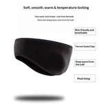 Winter Headband Ear Muffs Ear Covers for Cold Weather Running Cycling Ski Lightweight Winter Ear Warmer for Running,Black In Australia - Darrahopens