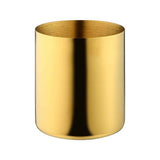 Desk Organizer Pen & Pencil Holder -, Gold Stainless Steel - Desk Supply Organizer with Gold Pen Cup, Makeup Brush Cup & Vanity Brush Holder In Australia - Darrahopens