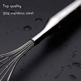 304 Stainless Steel Whisks Egg Beater Egg Mixer Manual Agitator Eco-Friendly Blender Egg Tool Kitchen Gadgets（silvery） In Australia - Darrahopens