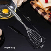 304 Stainless Steel Whisks Egg Beater Egg Mixer Manual Agitator Eco-Friendly Blender Egg Tool Kitchen Gadgets（silvery） In Australia - Darrahopens