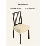 Stretch Dining Chair Seat Covers Set of 4, Soft Removable Washable Seat Covers for Dining Chairs, Dining Room Seat Cover Protector ( Beige) In Australia - Darrahopens