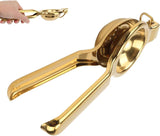 Stainless Steel Manual Squeezer Handheld Juicer Citrus Fruit Squeezer Manual Citrus Juicer Hand Press for Juicing Oranges, Pomegranate, Lemon (golden) In Australia - Darrahopens