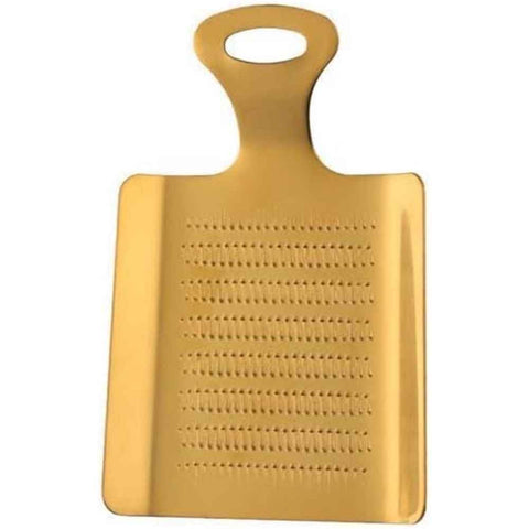 Manual stainless steel grinder, household wasabi, ginger, garlic accessories, multi-purpose grinder, restaurant, hotel kitchen small tool（golden） In Australia - Darrahopens