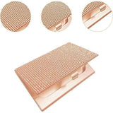 Business Card Holder, 2Pcs  Name Card Organizer Bling Pocket Display for Women Office Exhibition ，（champagne） In Australia - Darrahopens
