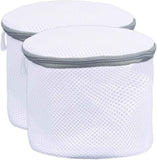 2 Pack Bra Wash Bag | Laundry | Washing and Drying | Holds 4 Full Size Bras | Panties | Socks| Micro Mesh Fabric Grey zipper (circular) In Australia - Darrahopens
