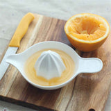 Ceramic Lemon Juicer Reamer Manual Citrus Lime Hand Squeezer Bowl with Handle and Pour Spout, Handheld, Easy to Use and Clean In Australia - Darrahopens
