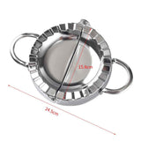 Stainless Steel Large Ravioli Maker, Pastry Tools, Jiaozi Maker, Dough Cutter for Pocket Pie, Pierogi & Hand Pie（15cm） In Australia - Darrahopens
