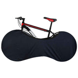 Bike Wheel Cover Indoor Dust-Proof and High Elasticity Bicycle Wheel Bag mountain bike protective cover, outdoor（Half Pack Black） In Australia - Darrahopens
