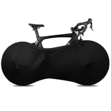 Bike Wheel Cover Indoor Dust-Proof and High Elasticity Bicycle Wheel Bag mountain bike protective cover, outdoor（Half Pack Black） In Australia - Darrahopens