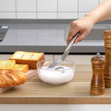 2pcs Integrated stainless steel and flour mixer, kitchen adhesive powder and dough do not mix, manual mixer worker（silvery） In Australia - Darrahopens