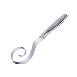 2pcs Integrated stainless steel and flour mixer, kitchen adhesive powder and dough do not mix, manual mixer worker（silvery）