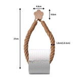 2pcs Hand woven paper holder, solid wood non perforated toilet tissue box, towel storage rack, face towel storage rack（Plum blossom style） In Australia - Darrahopens