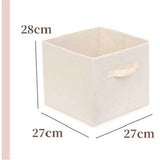 Storage Bins, Foldable Fabric Storage Cubes And Cloth Storage Organizer Drawer For Closet And Toys Storage, 2 Pack (Beige) In Australia - Darrahopens