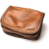 wallet retro small card holder, driver's license zero wallet, men's simple coin wallet design, women's simple bag (brown) In Australia - Darrahopens