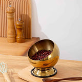 Candy Bowl, Sugar Container, Sugar Bowl, Candy Dish for Office Desk, Sugar Dispenser Valentines Day Candy Dish（14cm with seat）Golden In Australia - Darrahopens