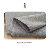 Linen plain table flag Zen tea table long tablecloth dining table decoration cloth bed end towel shoe cabinet TV cabinet cover cloth（light gray 32*160cm（约160g） In Australia - Darrahopens