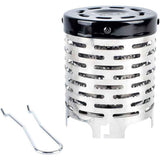 Portable Camping Heater Stove, Stainless Steel Mini Tent Heater with High Efficiency Heating & Rapid Setup Design for Outdoor Use, Compact Folding Sto（ Black） In Australia - Darrahopens