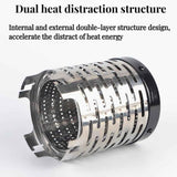 Portable Camping Heater Stove, Stainless Steel Mini Tent Heater with High Efficiency Heating & Rapid Setup Design for Outdoor Use, Compact Folding Sto（ Black） In Australia - Darrahopens