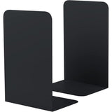 Book Ends, Bookends for Shelves, Home, Office, Metal Book Stopper for Books, Metal Bookend Supports, Modern Minimalist Style Decorative Bookend, Black (1 Pair/2pcs)