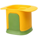 Potato Cutter for Fries, Stainless Steel Blade Chopper for Potatoes, Cucumbers, Carrots, Onions, Vegetable and Fruits, Yellow In Australia - Darrahopens