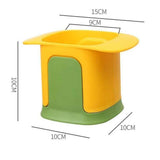 Potato Cutter for Fries, Stainless Steel Blade Chopper for Potatoes, Cucumbers, Carrots, Onions, Vegetable and Fruits, Yellow In Australia - Darrahopens