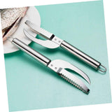 2pcs Fish Scales Scraping Tool, Multifunction Stainless Steel Fish Scale Knife Fish Cleaning Kit,Fish Scale Remover for Home Market Restaurant Use In Australia - Darrahopens