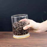15 oz/450 ml Glass Storage Canister with with Airtight Lid, Cute Clear Decorative Container Jar with Wooden Spoon for Coffee Spice Candy In Australia - Darrahopens