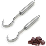 2pcs Chocolate Cheese Butter Shaver, Slicer Hook Shape Cake Decorations Graters Shavings Knife, Planer Baking Utensils In Australia - Darrahopens