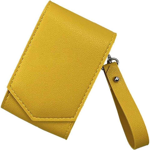 2pcs PU Leather Lipstick Storage Box with Mirror - Mini Makeup Pouch for Travel - Cute Lipstick Holder Organizer for Purse Fits 3 Lipsticks In Australia - Darrahopens