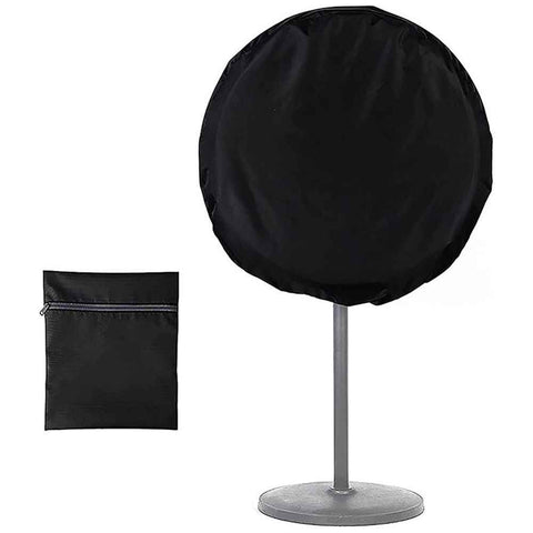 Dustproof & Waterproof Fan Cover for Diameter 70cm Oscillating Pedestal Fan Storage, Black, Oxford Fabric, Washable, Reusable, Easy to Install, 1 Pack In Australia - Darrahopens