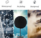 Dustproof & Waterproof Fan Cover for Diameter 70cm Oscillating Pedestal Fan Storage, Black, Oxford Fabric, Washable, Reusable, Easy to Install, 1 Pack In Australia - Darrahopens