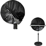 Dustproof & Waterproof Fan Cover for Diameter 70cm Oscillating Pedestal Fan Storage, Black, Oxford Fabric, Washable, Reusable, Easy to Install, 1 Pack In Australia - Darrahopens
