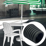 Patio Umbrella Cone Wedge Spacer for Table Hole, Outdoor Parasol Anti-Rock Stand Base, Fits Diameter 1-1/2" Pole (4pcs)rubber version