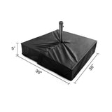 Patio Umbrella Base Cover, 600D Outdoor Heavy Duty Waterproof Anti-UV Square Umbrella Stand Base Covers, (Black)
